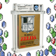 A sealed copy of The Legend of Zelda sits proudly among a field of Rupees.